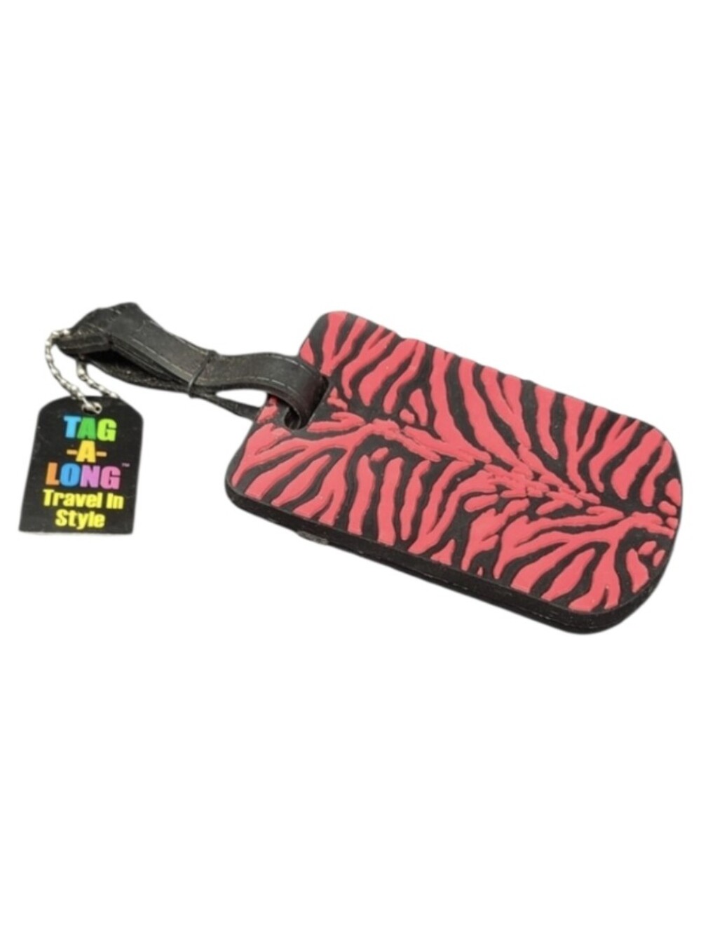 NEW - ANIMAL PRINT RUBBER LUGGAGE TAG - Picture 7 of 7